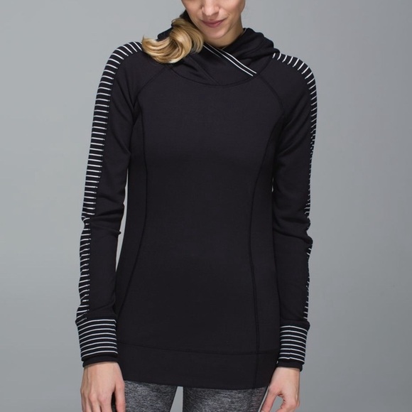 Lululemon Think Fast Hoodie
Parallel Stripe Black White / Black - Picture 1 of 7
